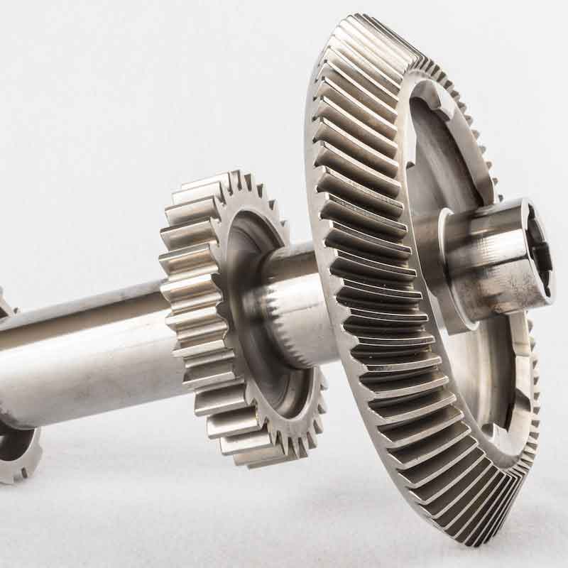 China Gear spiral bevel gear - spur welded assembly